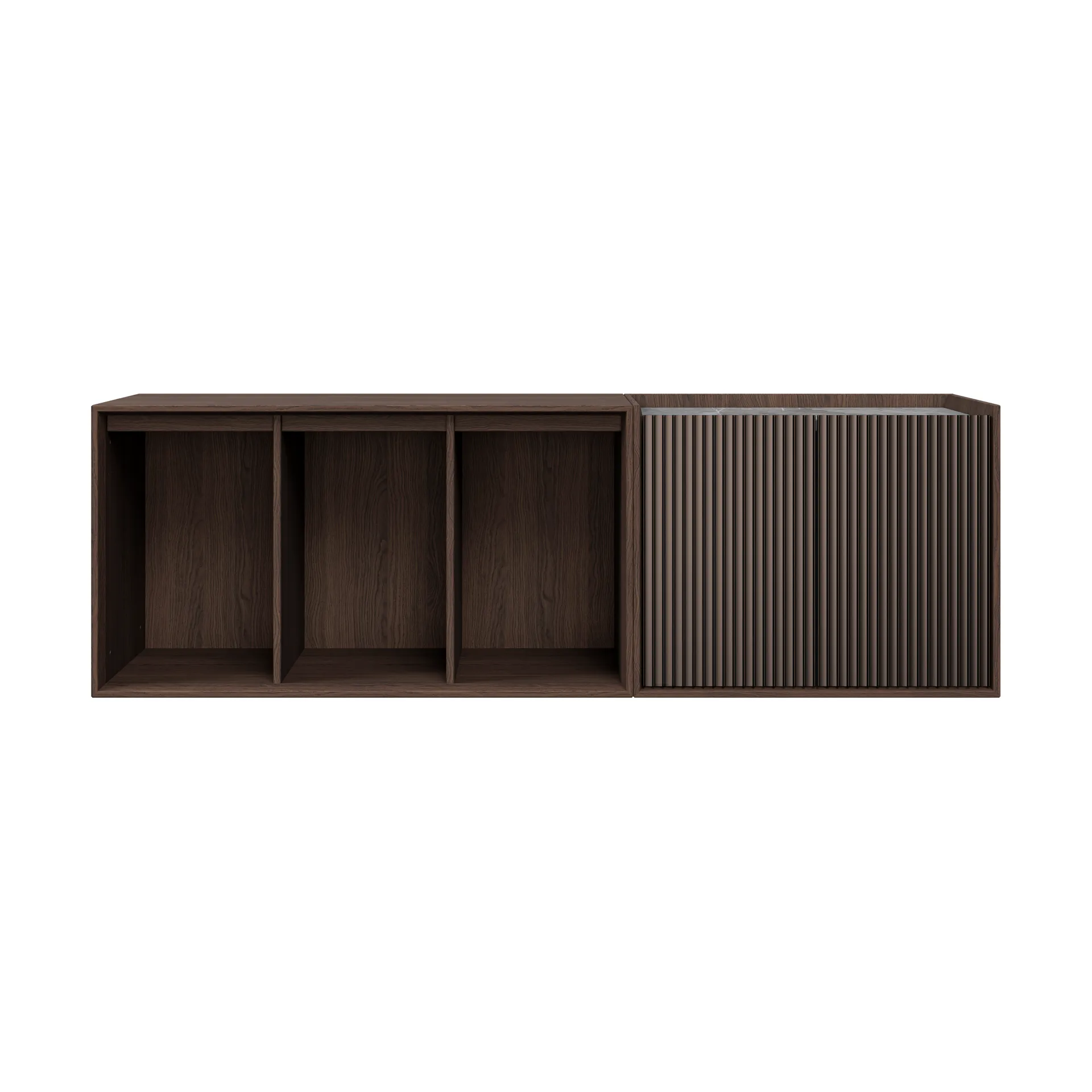 Vipp Cabinet H5 sideboard, Dark oak-marmor, dører Vipp