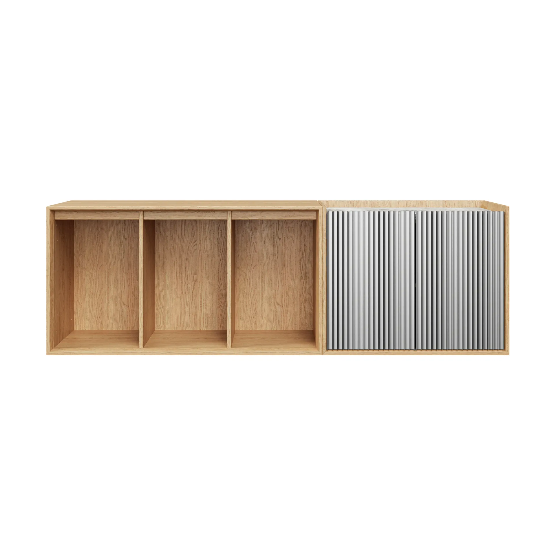 Vipp Cabinet H5 sideboard, Light oak-marmor, dører Vipp