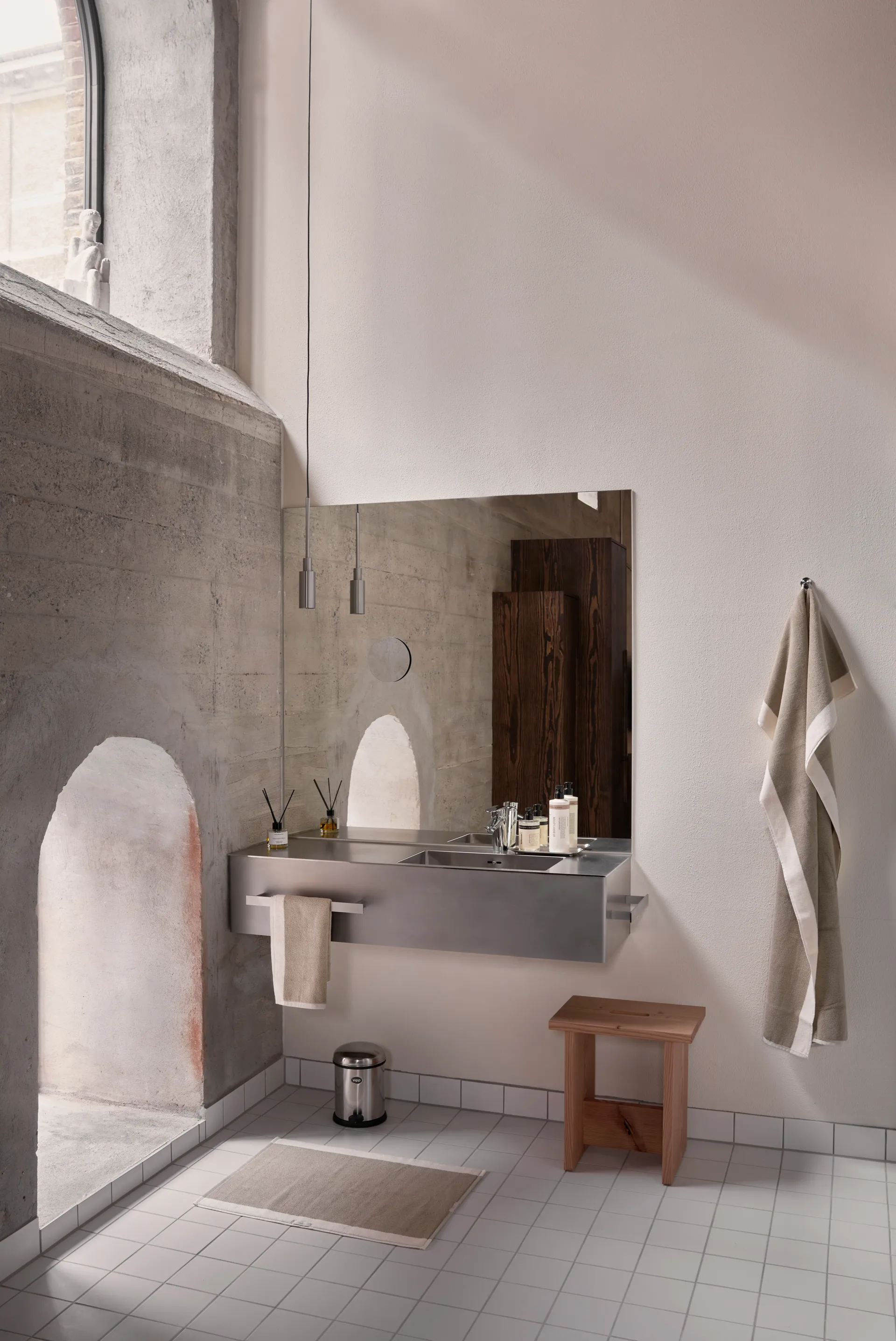 Vipp104 badehåndkle, Khaki, 76x135 cm Vipp