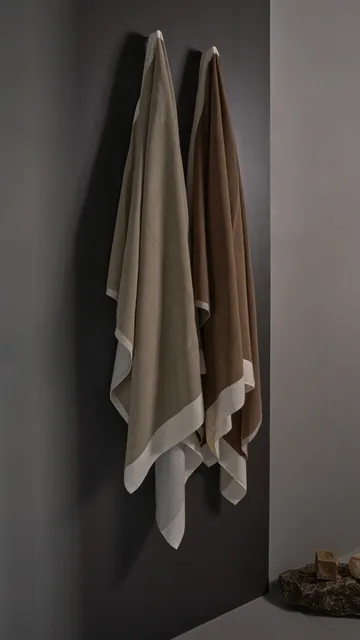 Vipp105 strandhåndkle - Taupe, 100x180 cm - Vipp