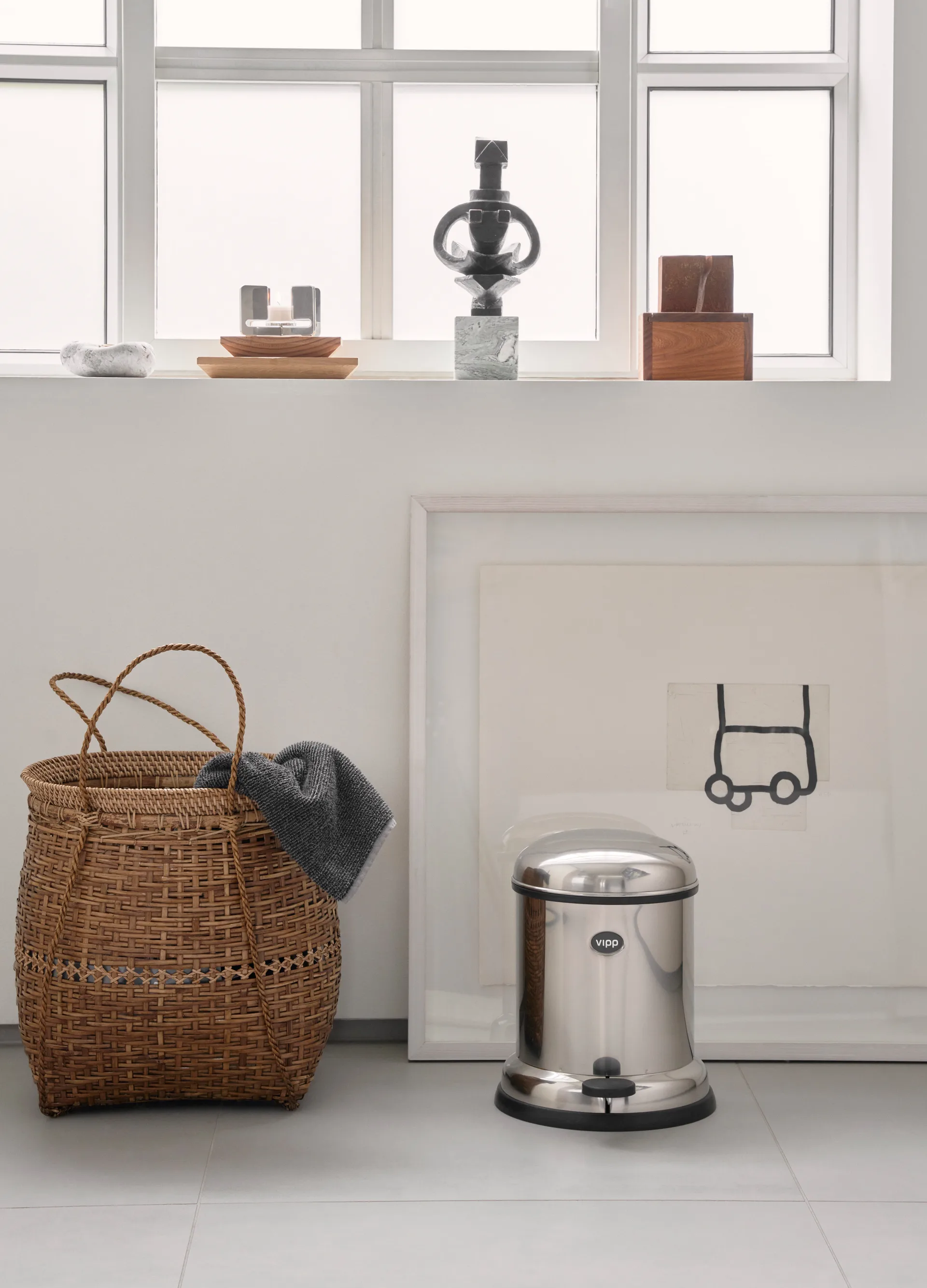 Vipp13 pedalhink 4 l, Rustfritt stål Vipp