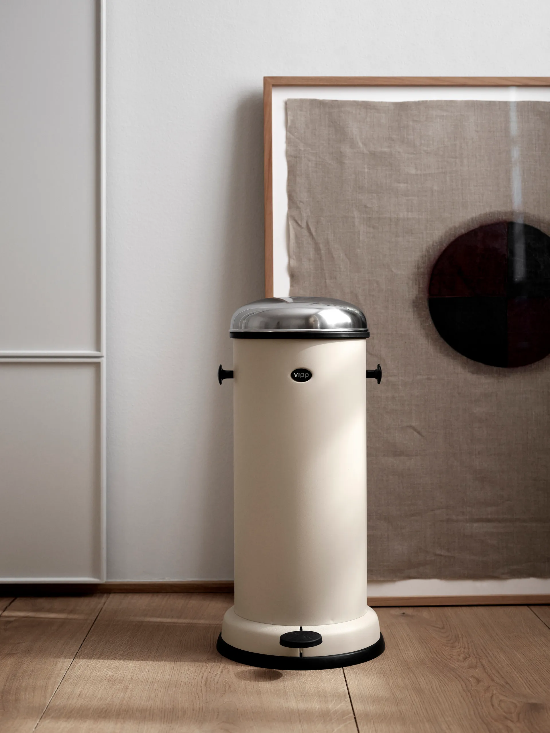 Vipp16 pedalbøtte 18 l, Beige Vipp