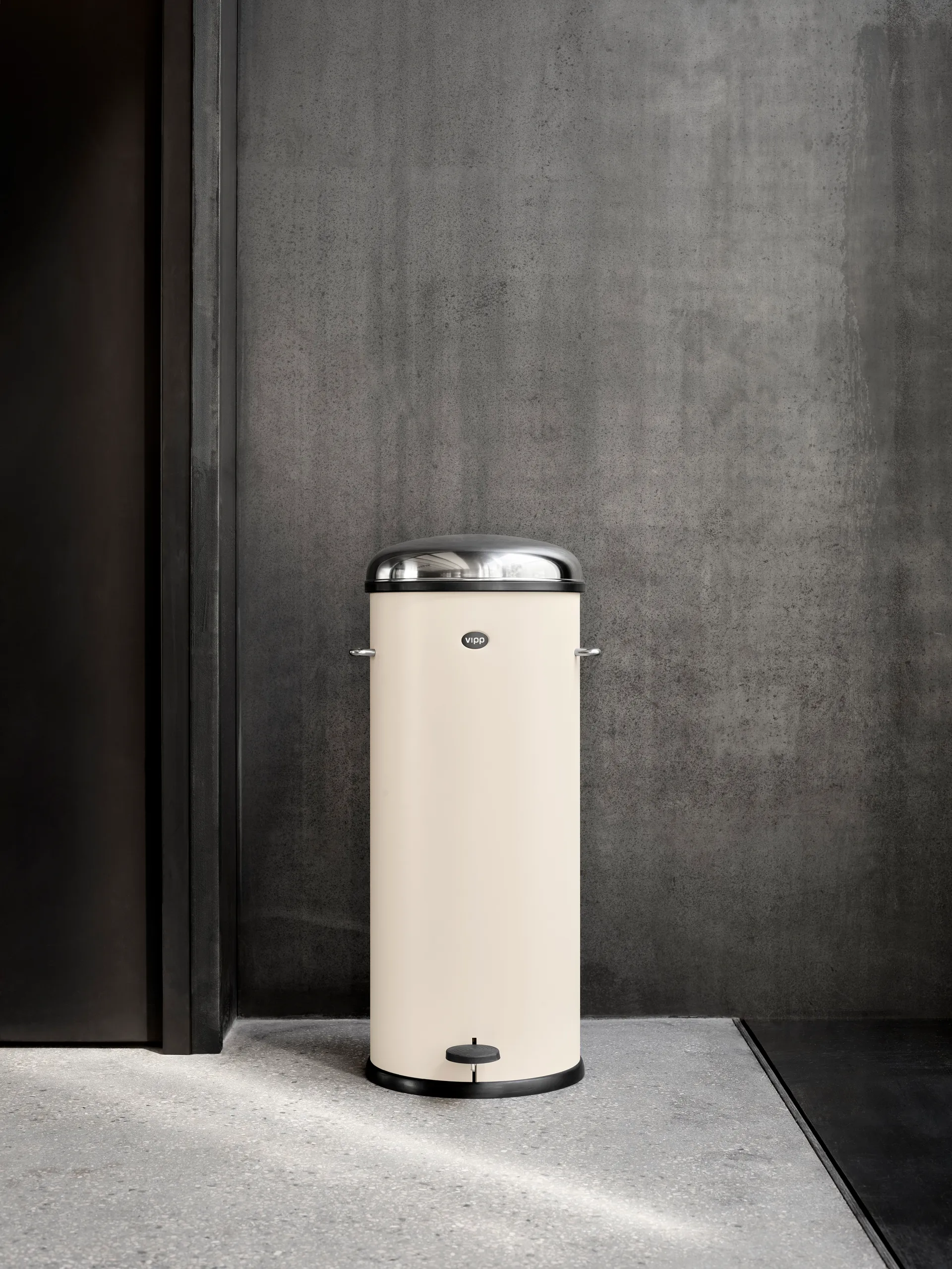 Vipp17 pedalbøtte 30 l, Beige Vipp