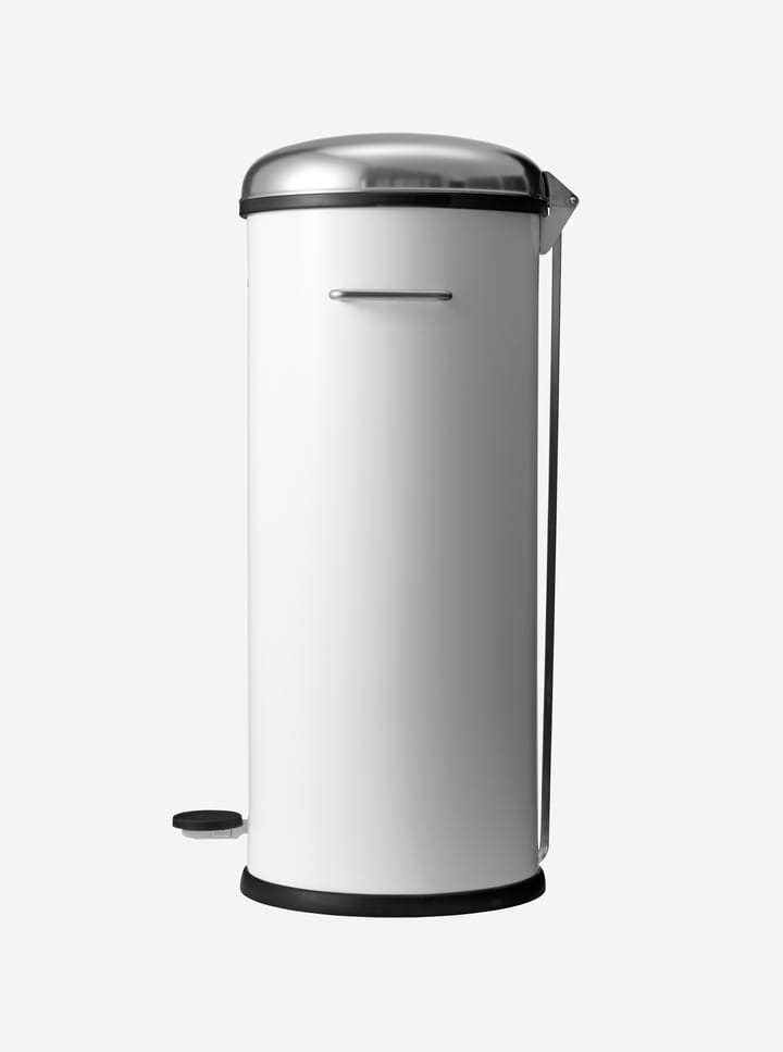 Vipp17 pedalbøtte 30 l, Hvit Vipp