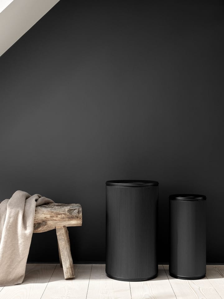 Vipp19 papirkurv med kant 60 l, Svart Vipp