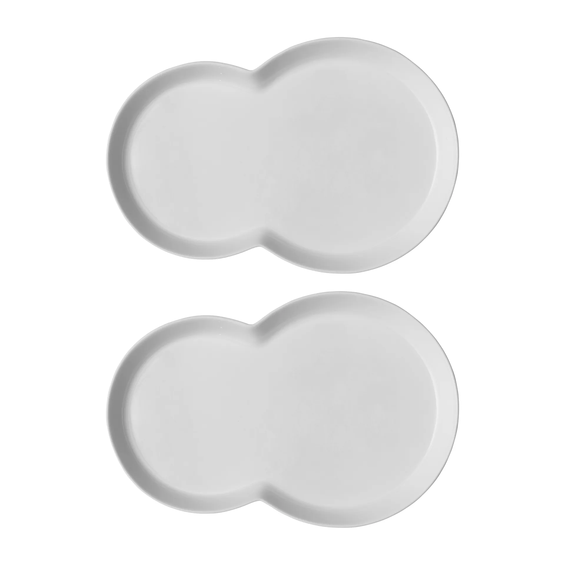 Vipp214 tallerken brunch 16x24 cm 2-pakning, Hvit Vipp