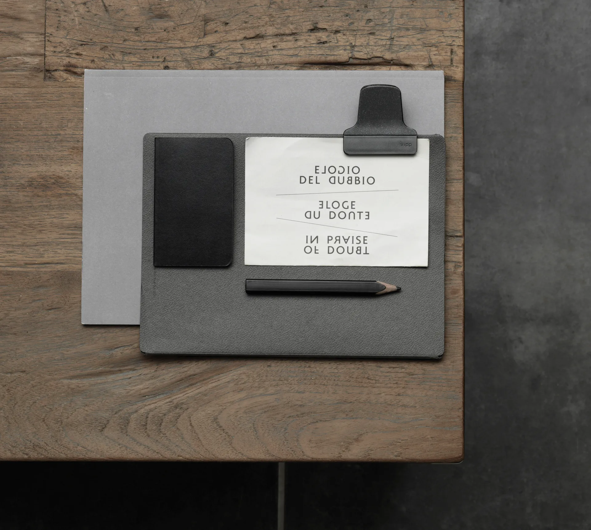 Vipp267 klemme med magnet 2-pakning, Svart Vipp