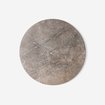 Vipp423 sofabord marmor Ø60x40,5 cm - Grey - Vipp