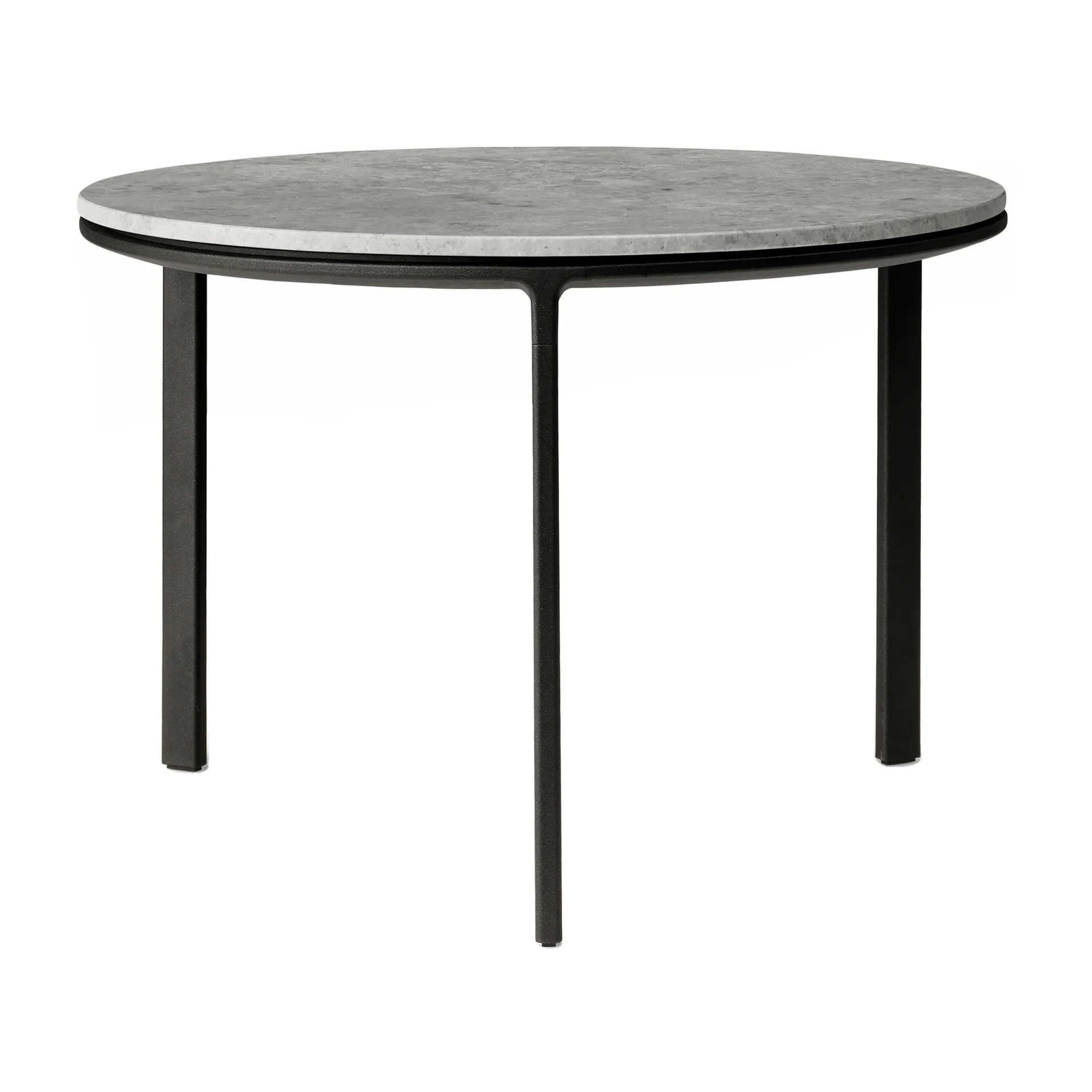 Vipp423 sofabord marmor Ø60x40,5 cm, Sky grey Vipp