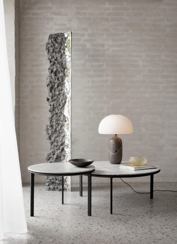 Vipp425 sofabord marmor Ø90x35,5 cm - Sky grey - Vipp