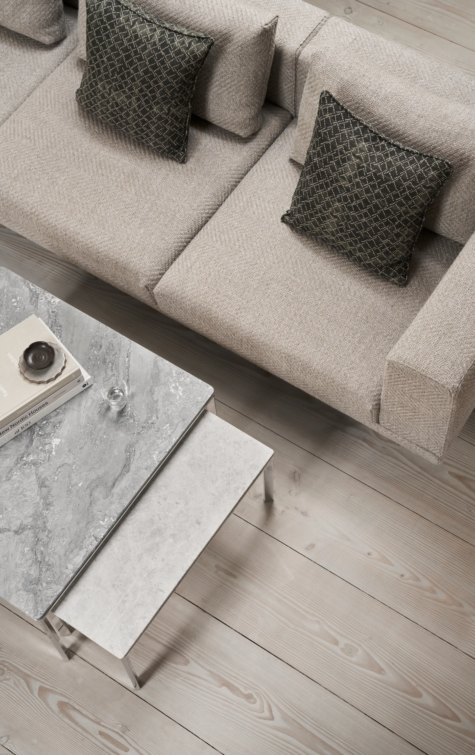 Vipp426 coffee table bord, Sky grey 30x70 cm Vipp