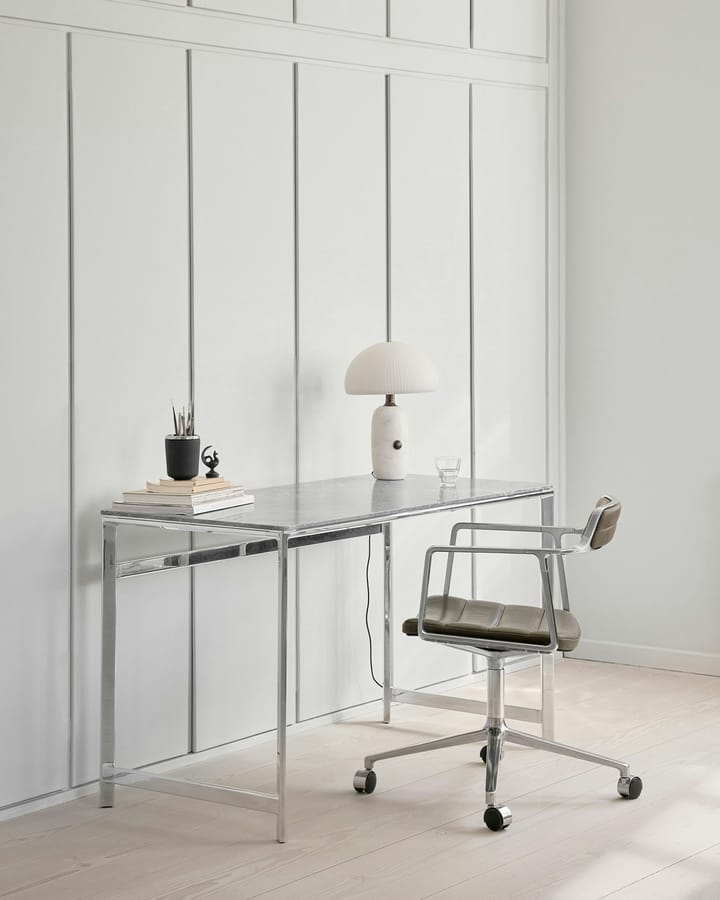 Vipp430 Studio Desk skrivebord 60x125 cm, Ocean grey marble Vipp