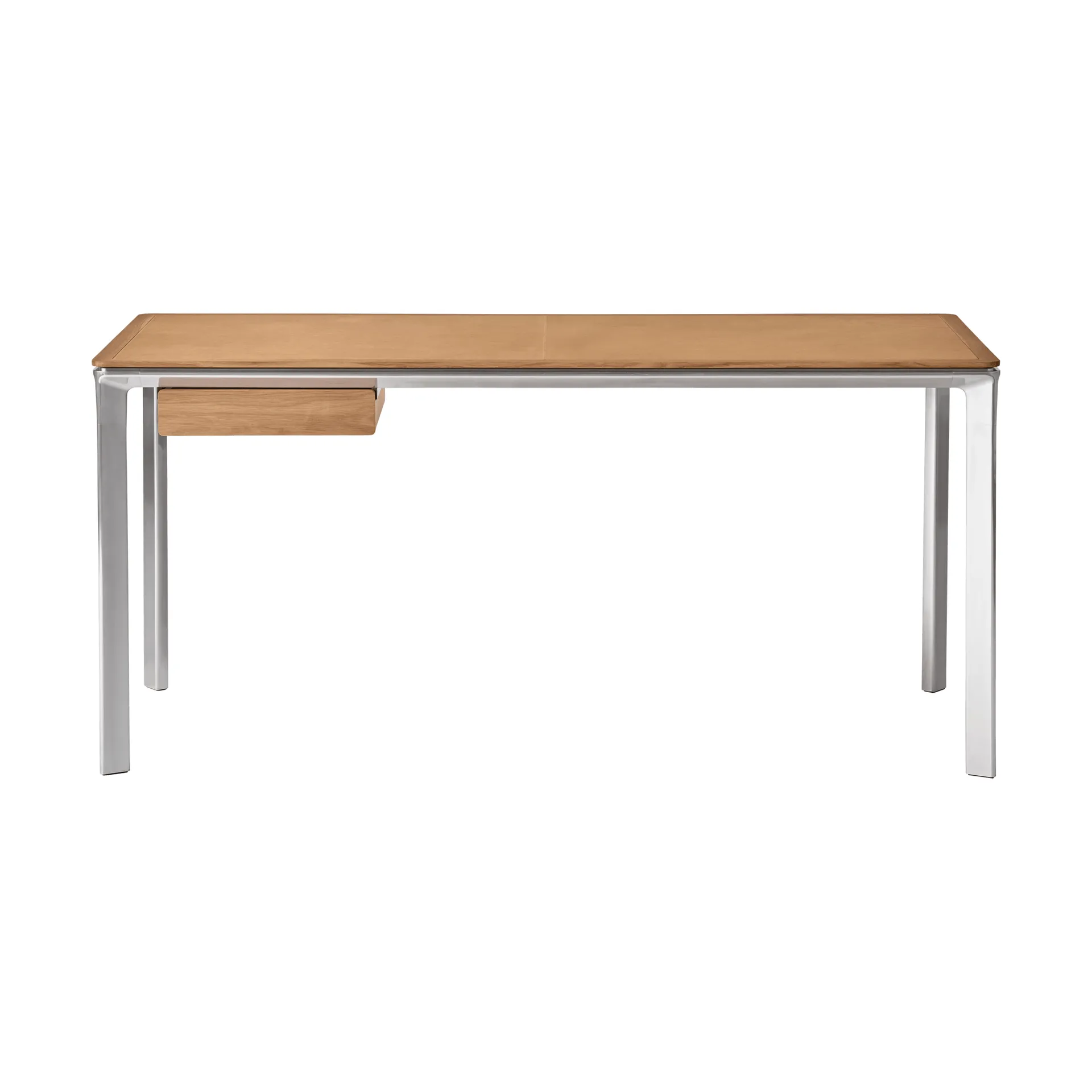 Vipp432 skrivebord, Camel leather-light oak Vipp