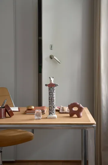 Vipp432 skrivebord - Camel leather-light oak - Vipp