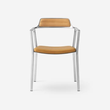 Vipp451 stol - Pol. aluminium-sand lær - Vipp