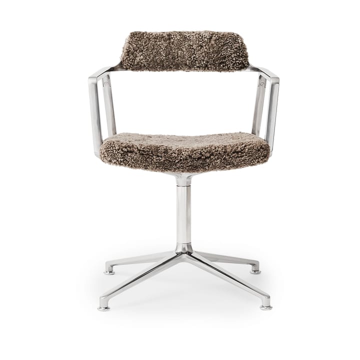 Vipp452 kontorstol curly limited edition - Brun saueskinn - Vipp