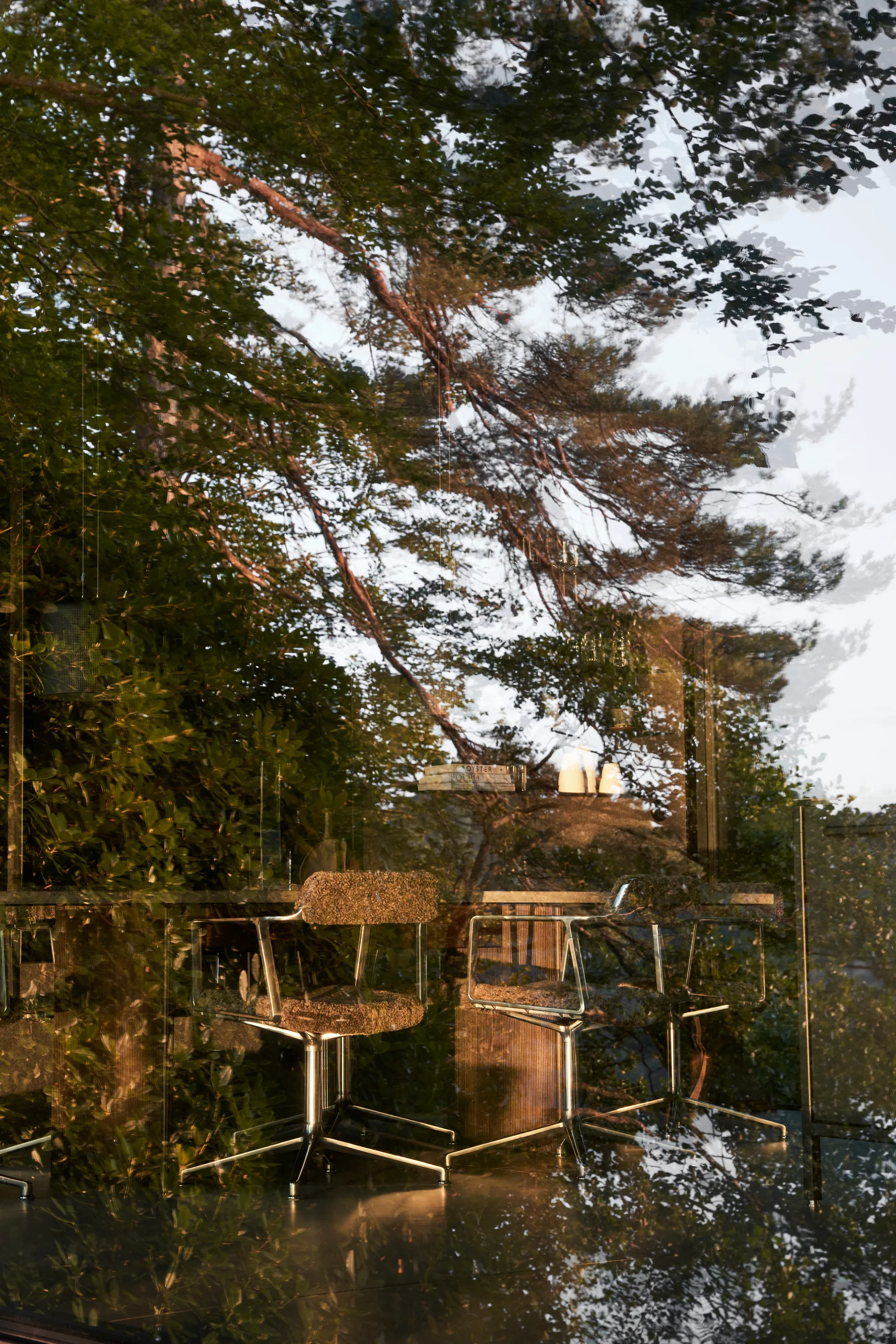 Vipp452 kontorstol curly limited edition, Brun saueskinn Vipp