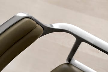Vipp452 Swivel kontorstol med hjul - Pol. aluminium-bosco green - Vipp