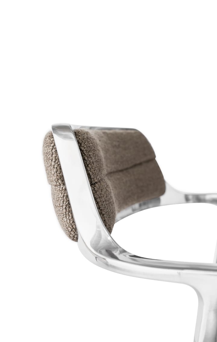 Vipp452 Swivel kontorstol med hjul, Pol. aluminium-dark sand Vipp