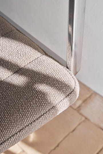 Vipp452 Swivel kontorstol med hjul - Pol. aluminium-dark sand - Vipp