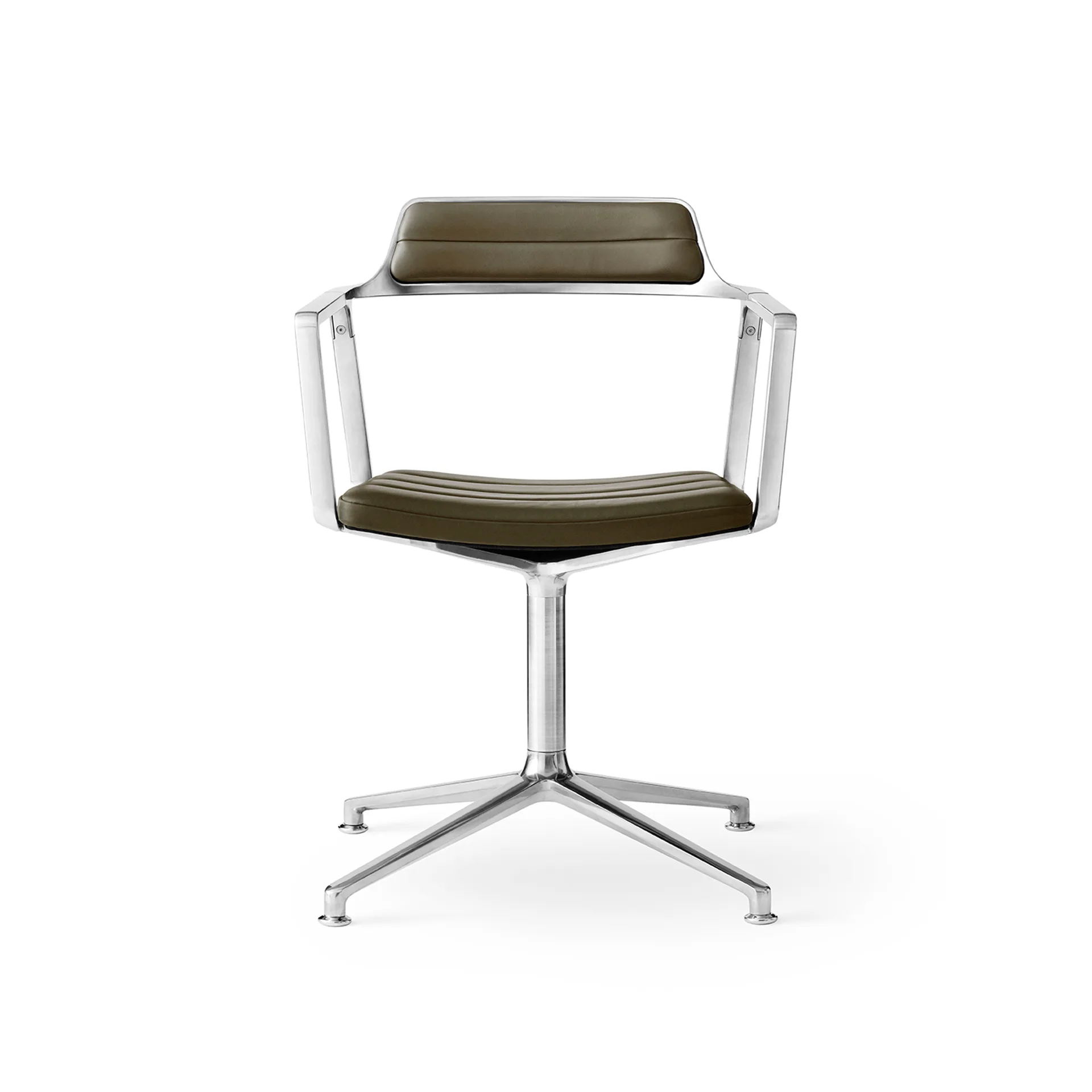 Vipp452 Swivel kontorstol, Pol. aluminium-bosco green Vipp
