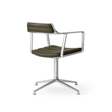 Vipp452 Swivel kontorstol - Pol. aluminium-bosco green - Vipp