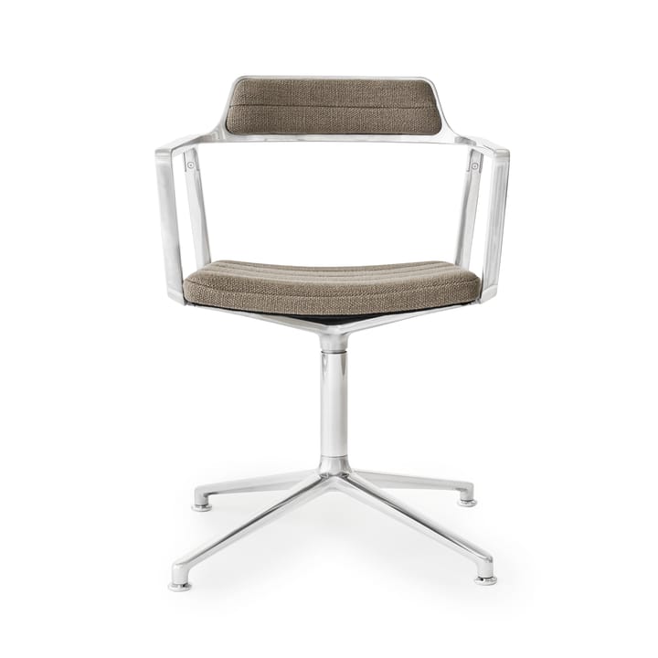 Vipp452 Swivel kontorstol - Pol. aluminium-dark sand - Vipp