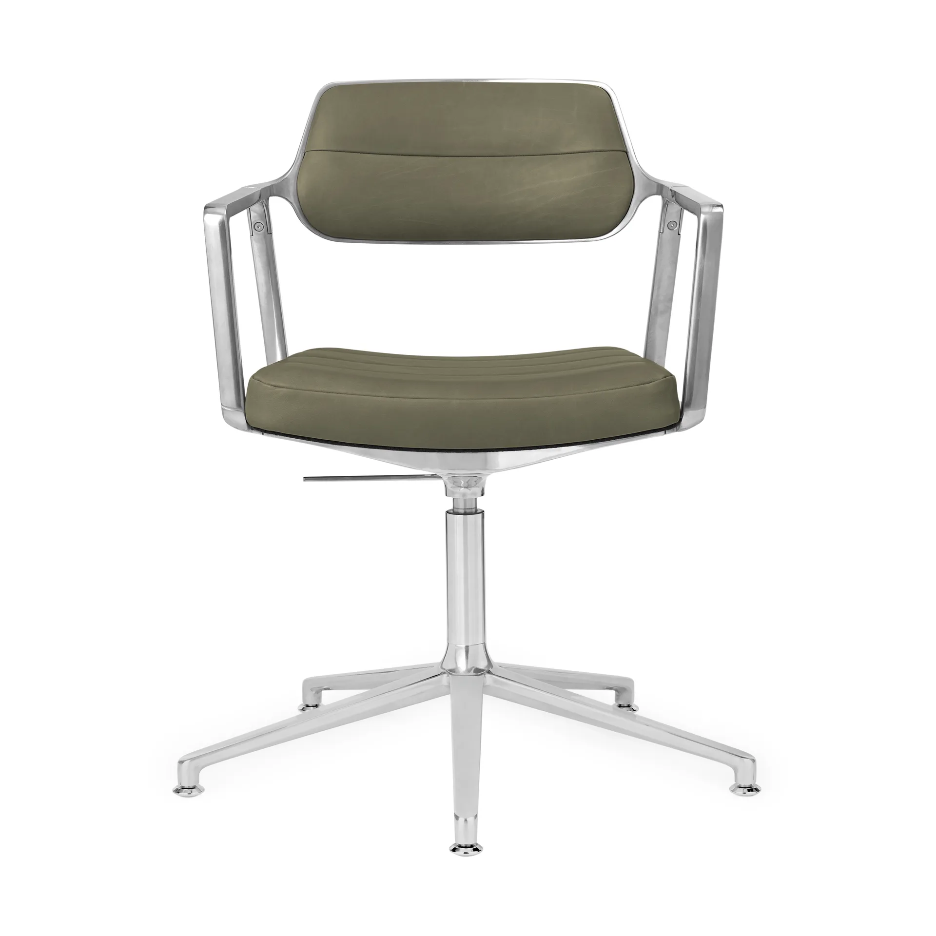 Vipp453+ Swivel kontorstol, Pol. aluminium-bosco green Vipp