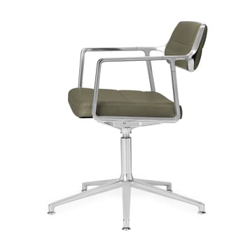 Vipp453+ Swivel kontorstol - Pol. aluminium-bosco green - Vipp