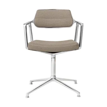 Vipp453 Swivel kontorstol - Tide dark sand-pol. aluminium - Vipp