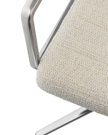 Vipp453 Swivel kontorstol - Wavy off white-lys grå-pol. aluminium - Vipp