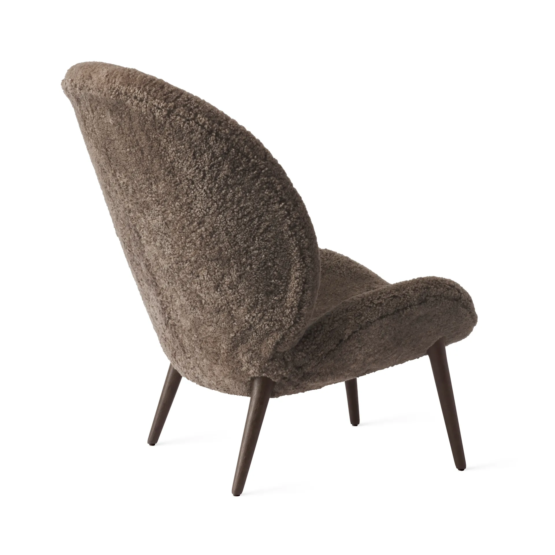 Vipp466 Lodge loungestol, Dark oak-Curly 07 Vipp