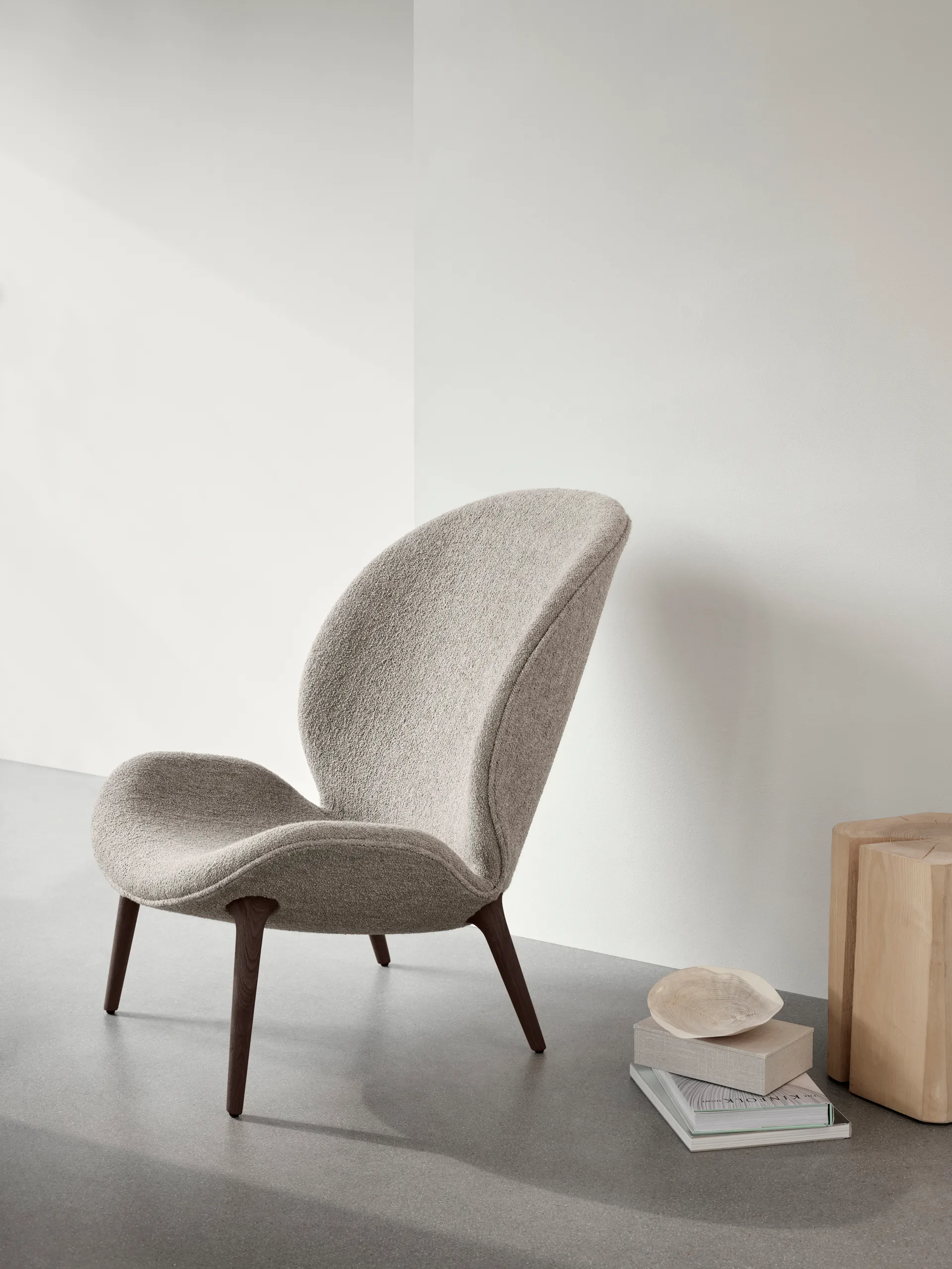 Vipp466 Lodge loungestol, Dark oak-Soprano 03 Vipp