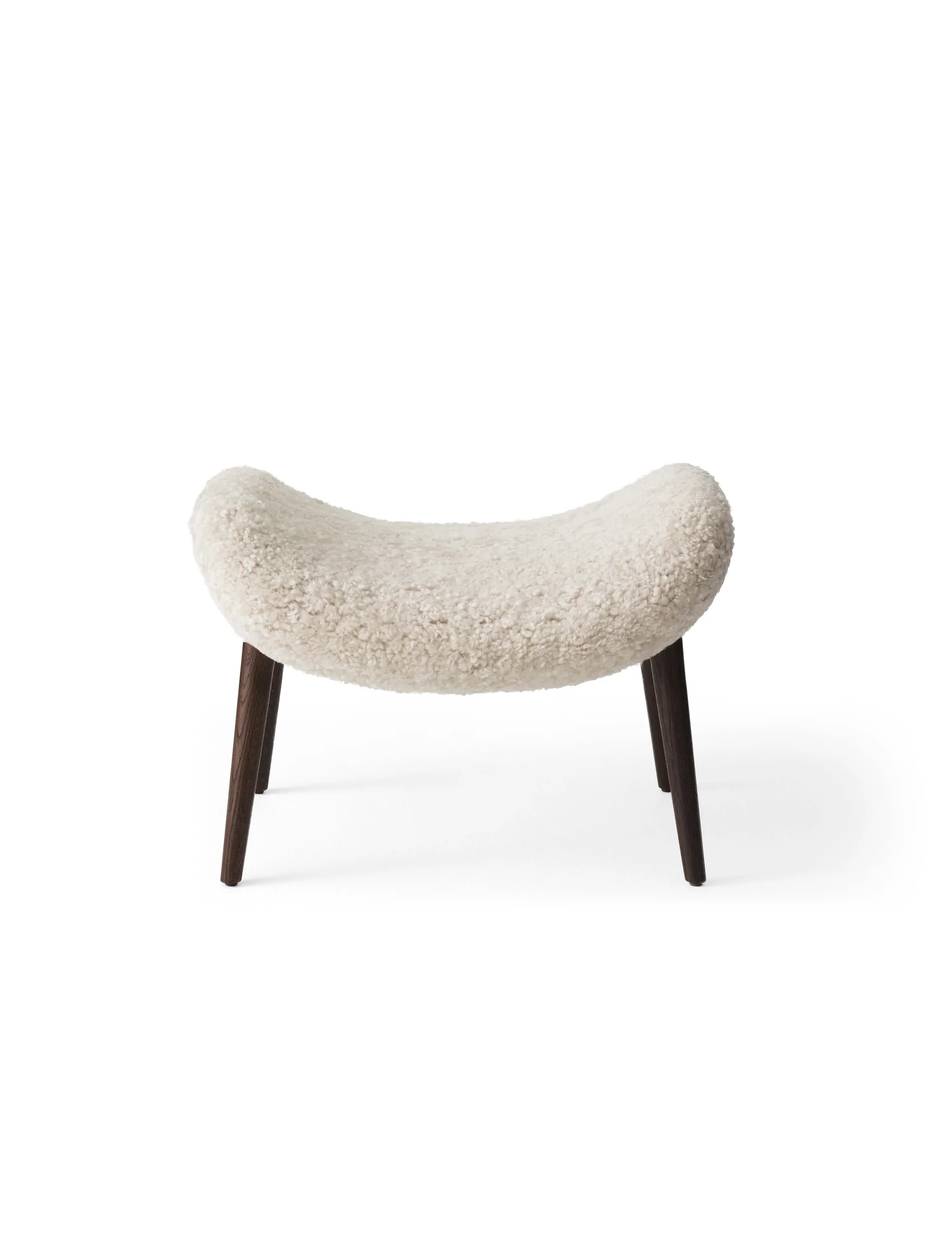 Vipp467 Lodge fotskammel, Dark oak-Curly 09 Vipp