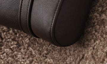 Vipp468 nakkestøtte for Lodge loungestol - Dark leather - Vipp