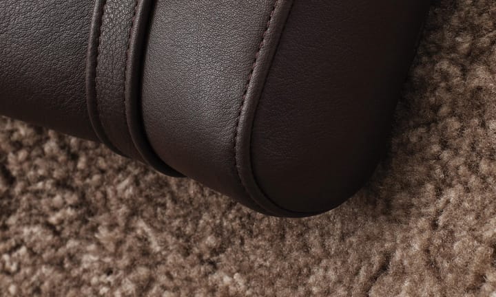 Vipp468 nakkestøtte for Lodge loungestol, Dark leather Vipp