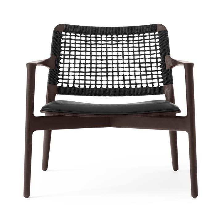 Vipp488 Cabin loungestol - Dark oak-black leather - Vipp
