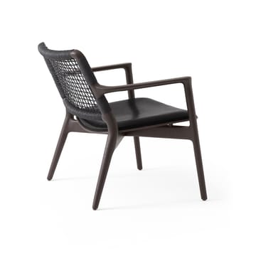 Vipp488 Cabin loungestol - Dark oak-black leather - Vipp