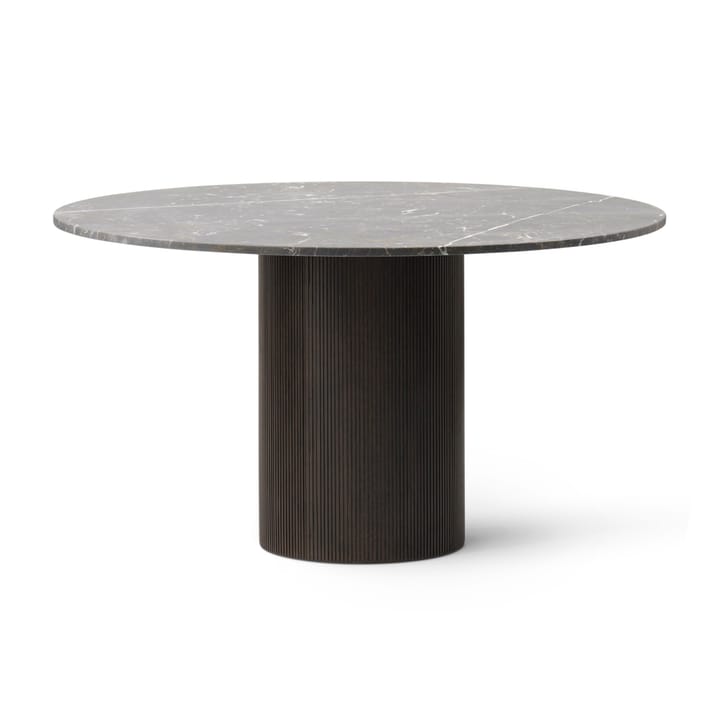 Vipp494 Cabin spisebord Ø130 cm - Grey marble-dark oak - Vipp