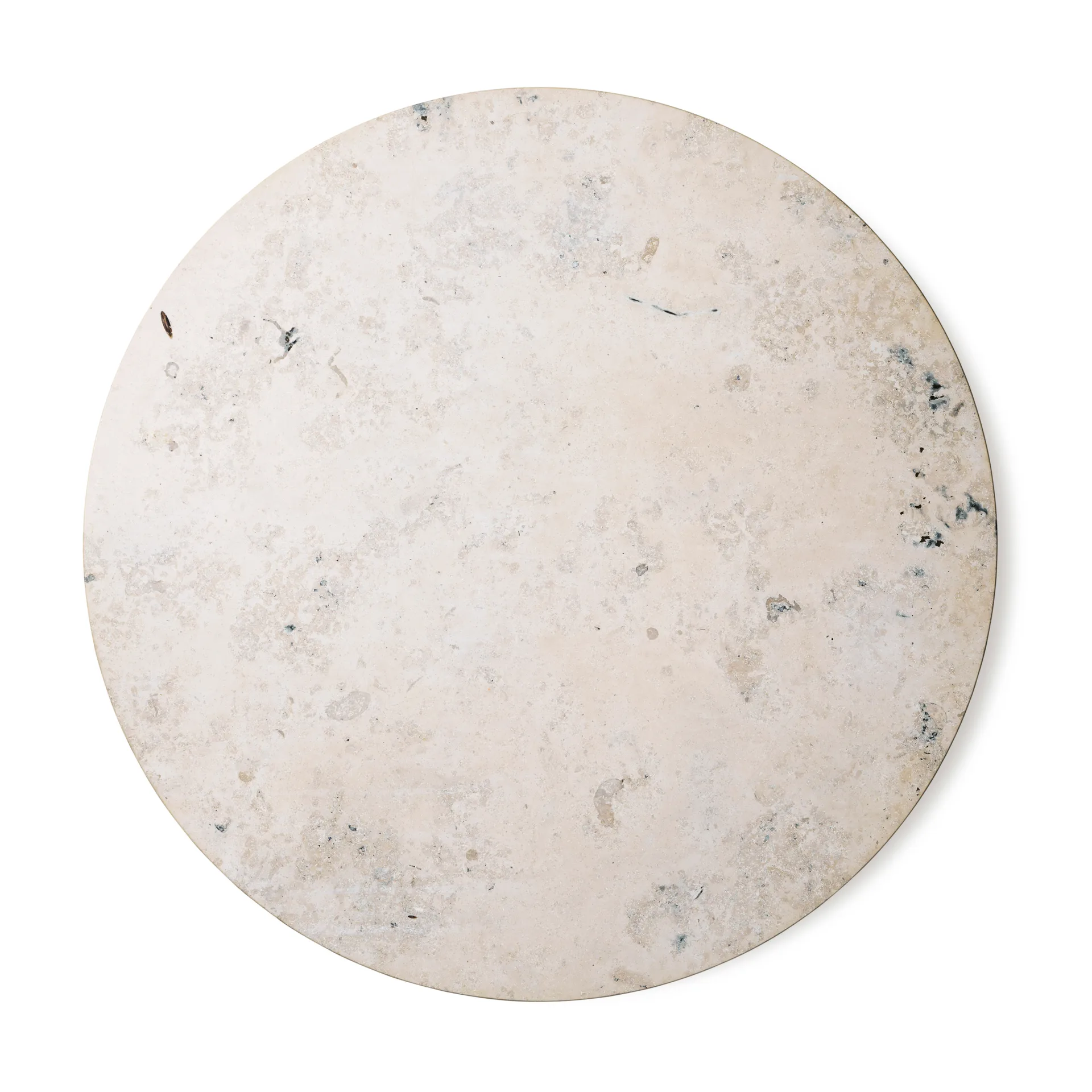 Vipp494 Cabin spisebord Ø130 cm, Light Jura marble-dark oak Vipp