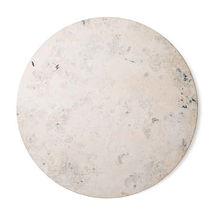 Vipp494 Cabin spisebord Ø130 cm, Light Jura marble-light oak Vipp