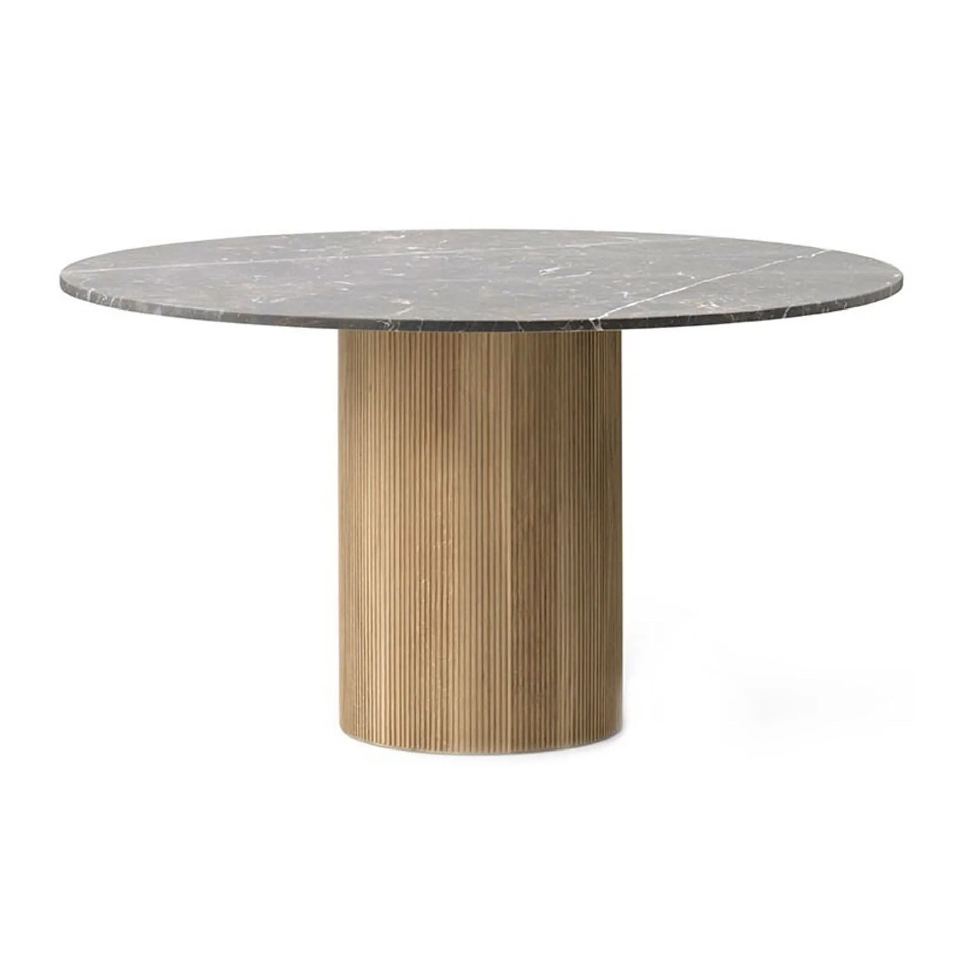 Vipp495 Cabin spisebord Ø150 cm, Grey marble-light oak Vipp
