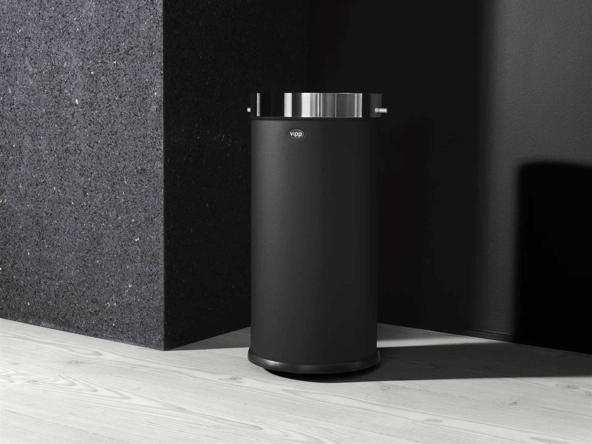 Vipp52 søppelbøtte Ø30x60 cm, Svart Vipp