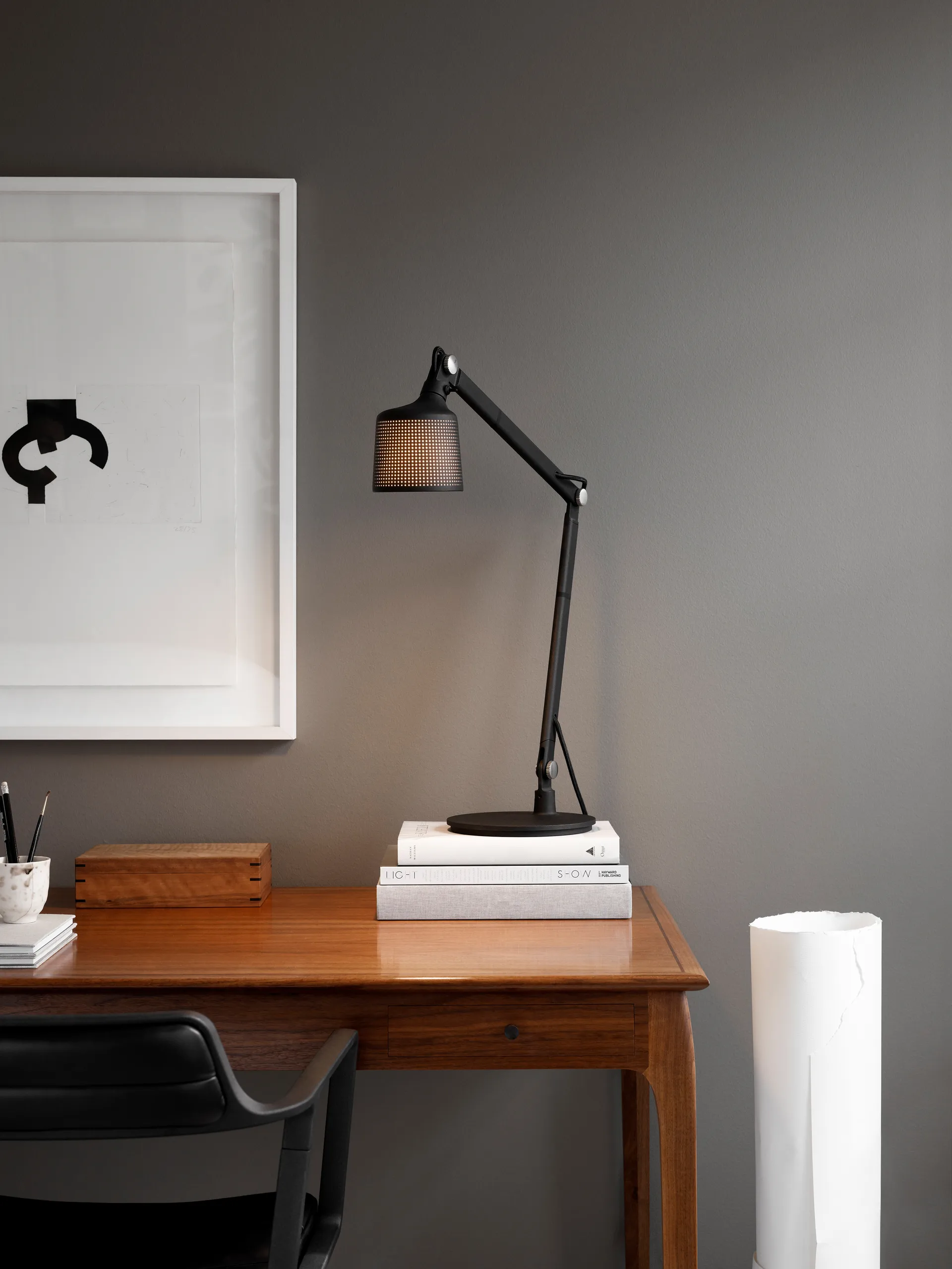 Vipp521 skrivebordslampe, Svart Vipp