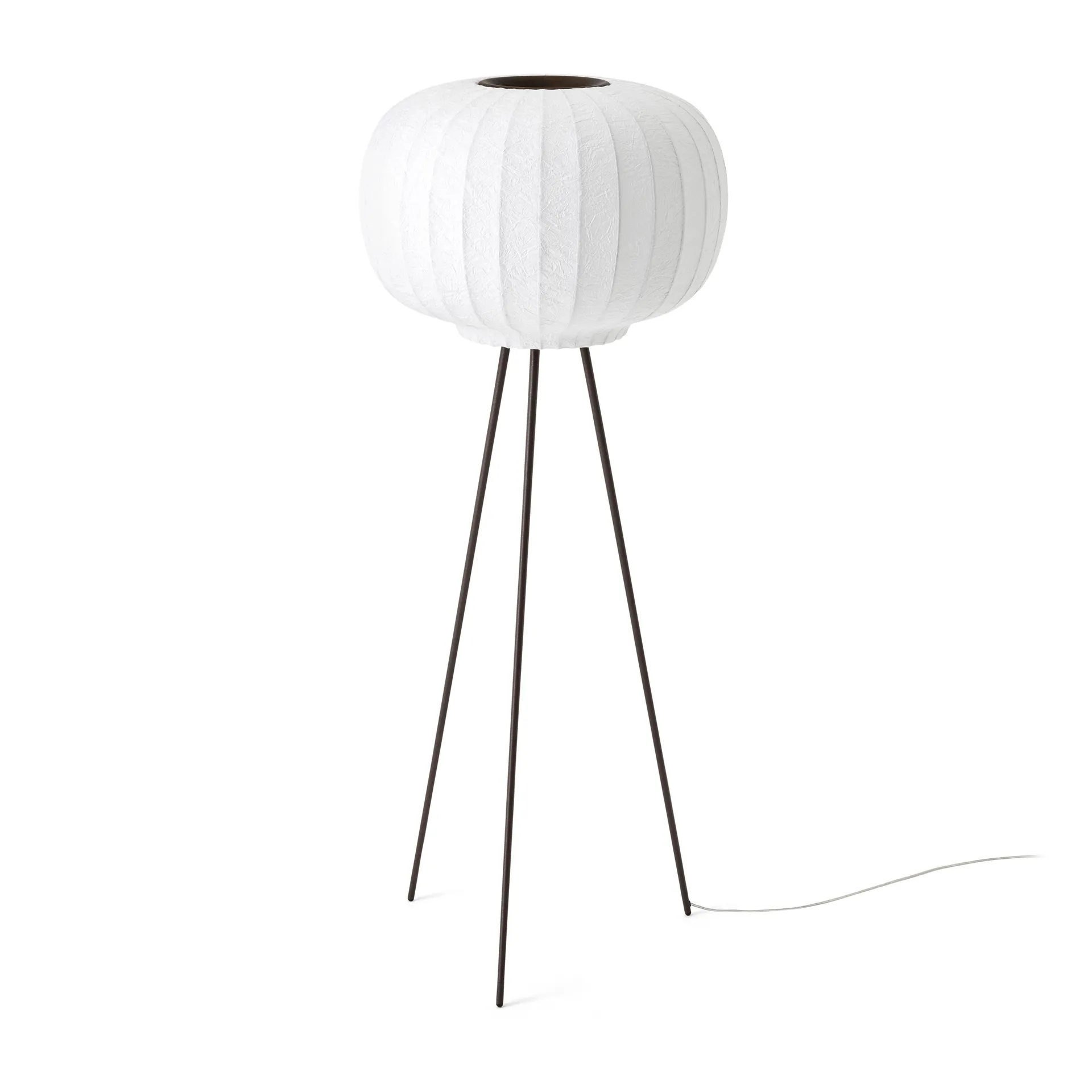Vipp581 Paper gulvlampe 112 cm, Dark oak-white Vipp