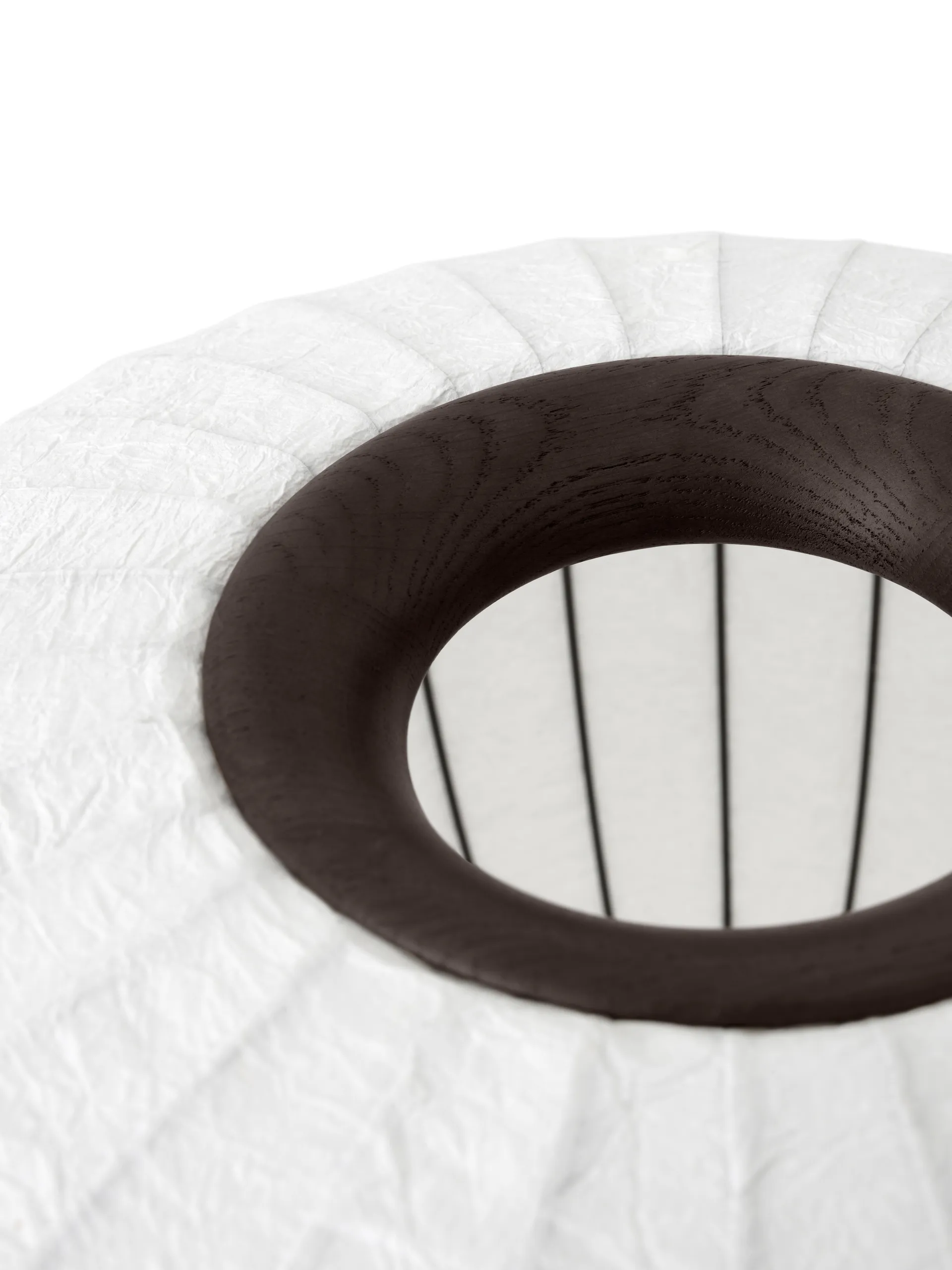 Vipp581 Paper gulvlampe 112 cm, Dark oak-white Vipp