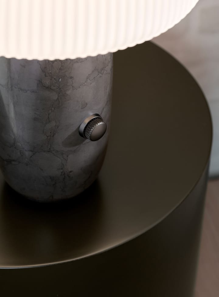 Vipp591 Sculpture bordlampe liten 39 cm, Grey marble Vipp