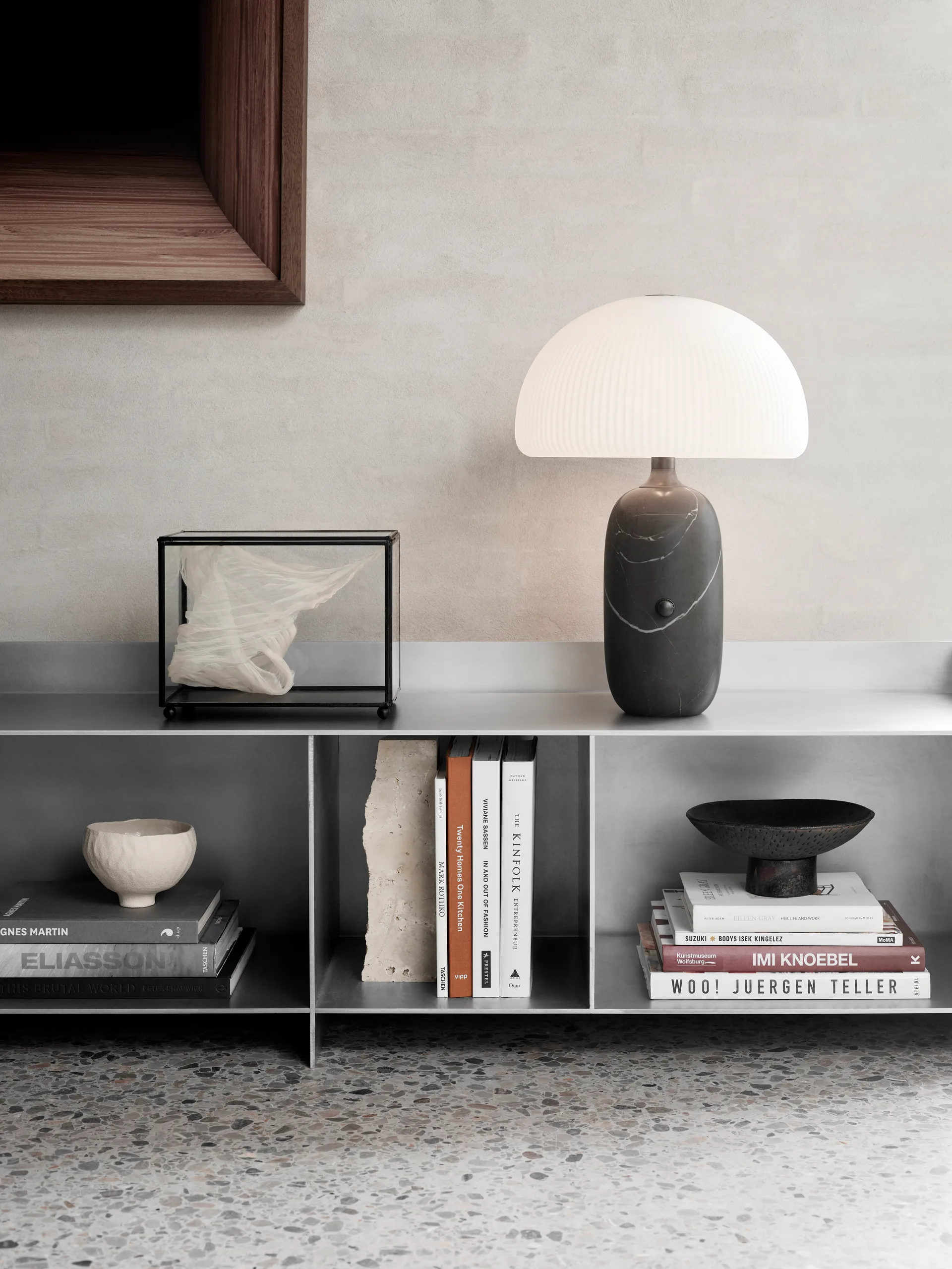 Vipp592 Sculpture bordlampe 52 cm, Grey marble Vipp