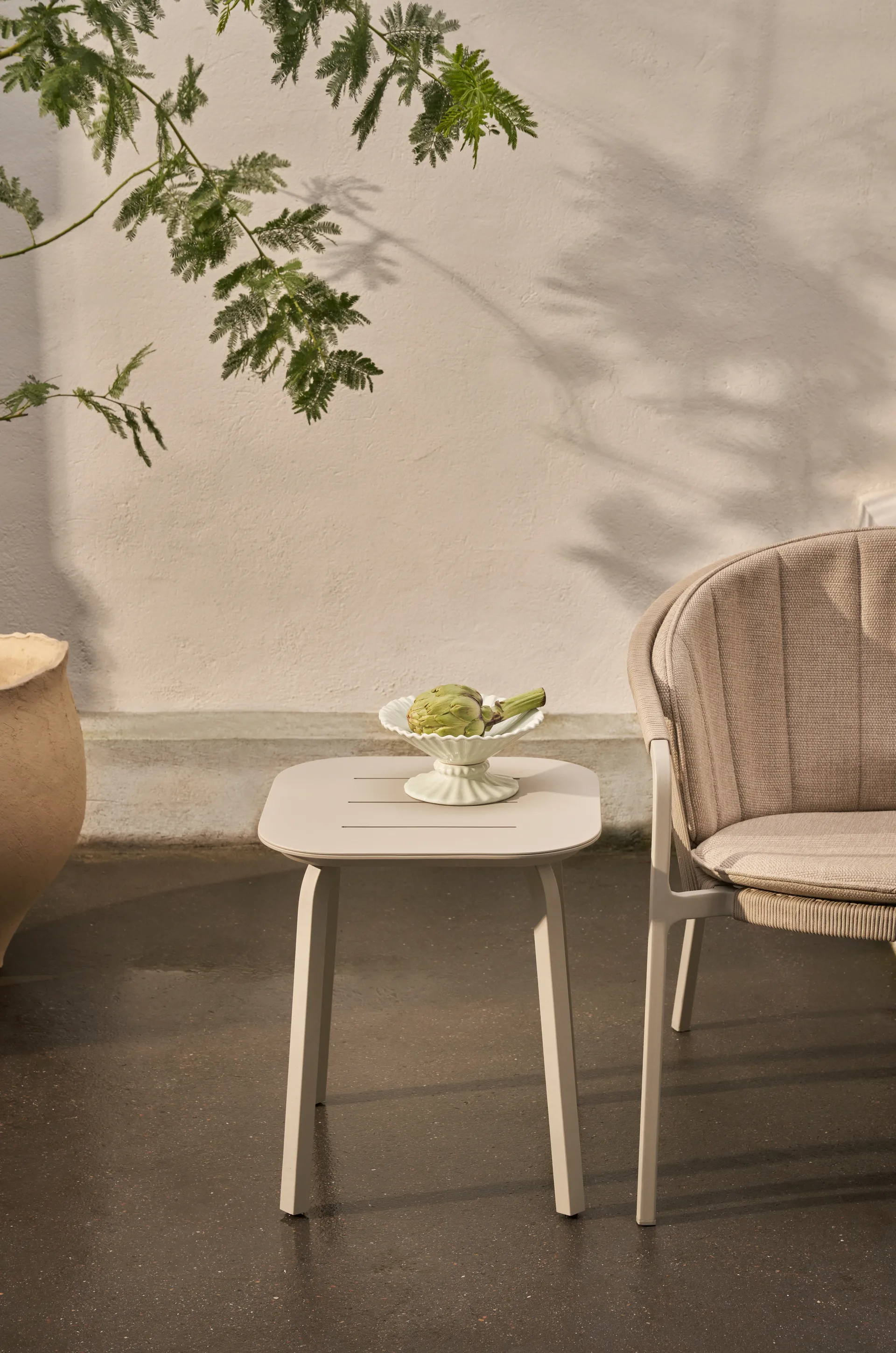 Vipp706 Lagrasse sidebord, Warm grey, 39x39x45 cm Vipp