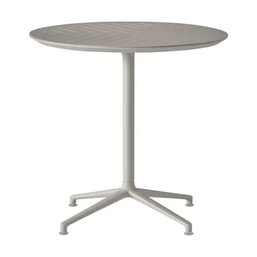 Vipp717 Open-Air cafébord - Warm grey-aluminium, Ø74 cm - Vipp